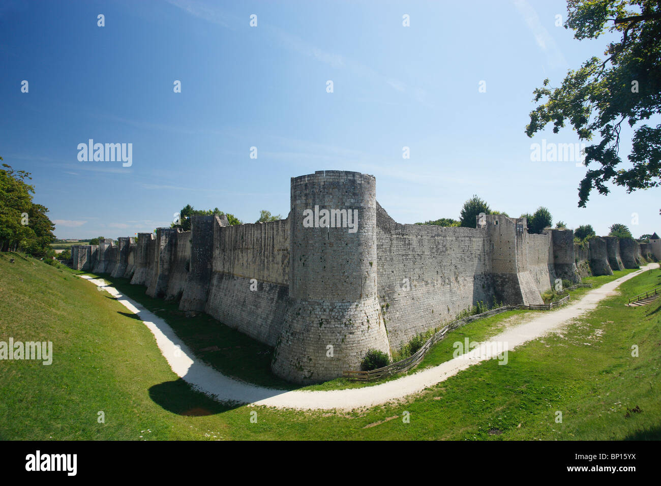 France Paris Region Seine Et Marne Provins Medieval City Walls Stock Photo Alamy