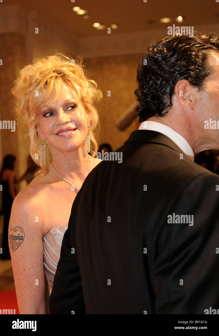 Melanie Griffith American actress married to Spanish actor Antonio Banderas Stock Photo