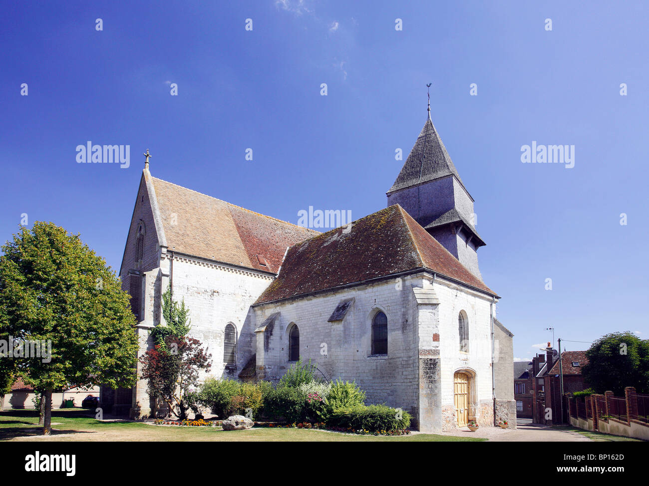 France, Champagne-Ardenne, Aube, Villemaur-sur-Vanne church Stock Photo