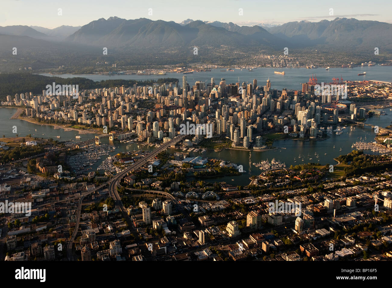 Vancouver, British Columbia, Canada, Aerials Stock Photo