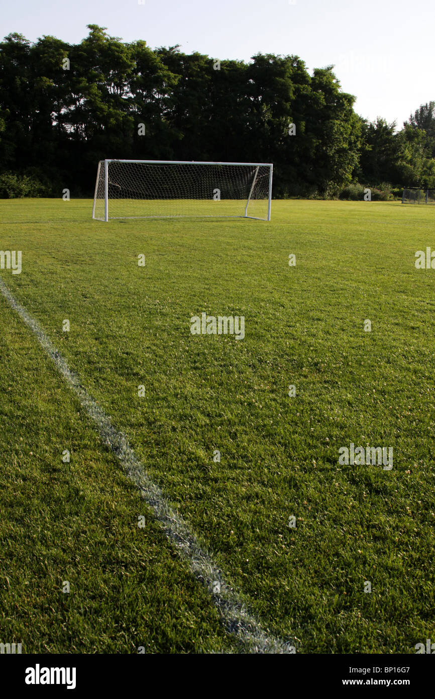 Open Soccer Field Stock Photo Alamy