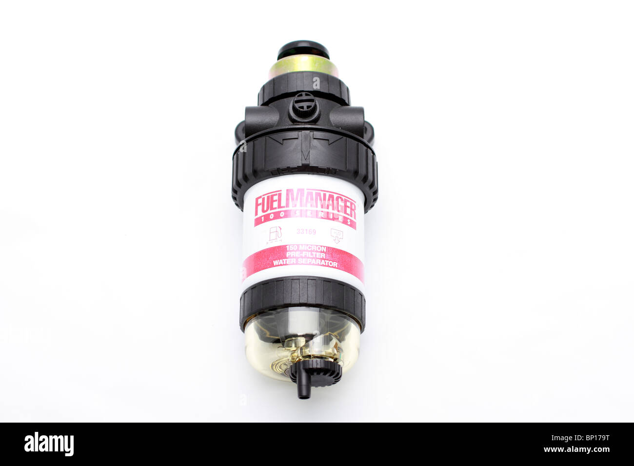 Fuel Manager 100 series diesel fuel filter. 150 micron pre filter water separator - Stock