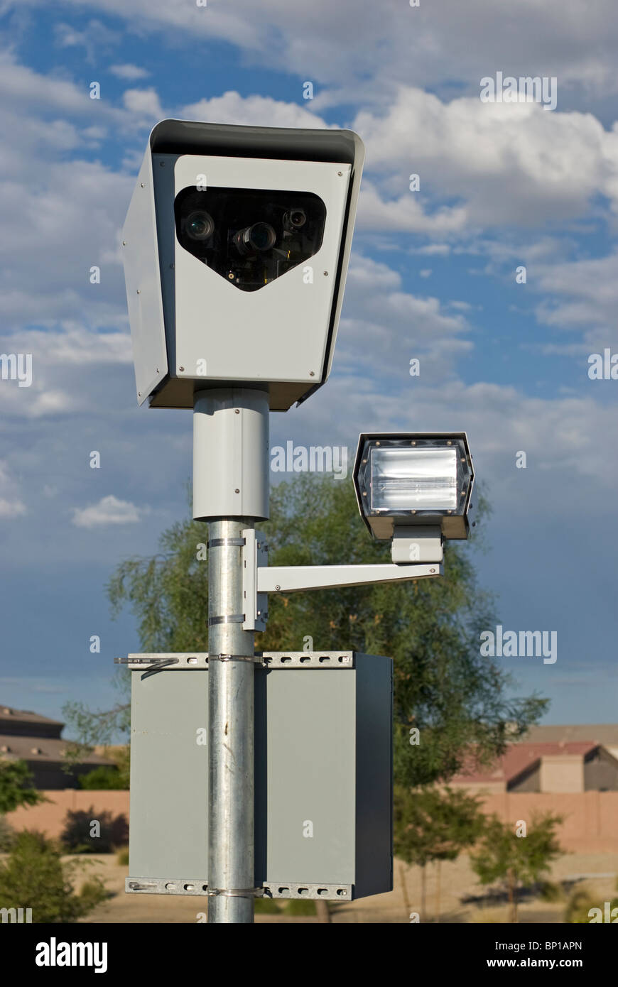 Police Speed Enforcement Camera In Stock Photos Police Speed