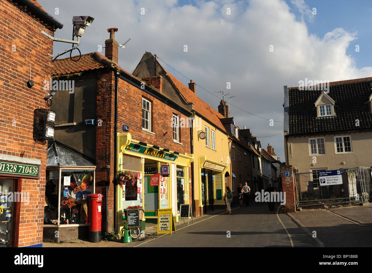 Wells next the Sea on the North Norfolk coast UK town centre Stock Photo