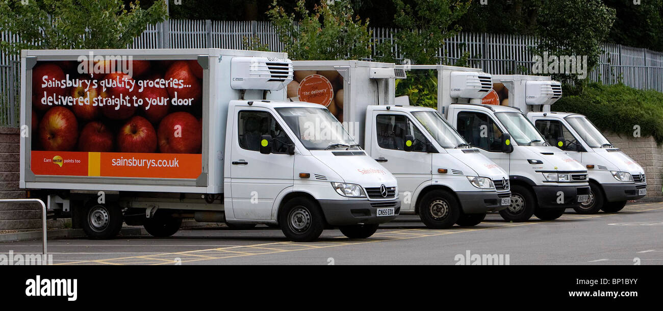 Sainsburys Home Delivery Hires Stock Photography And