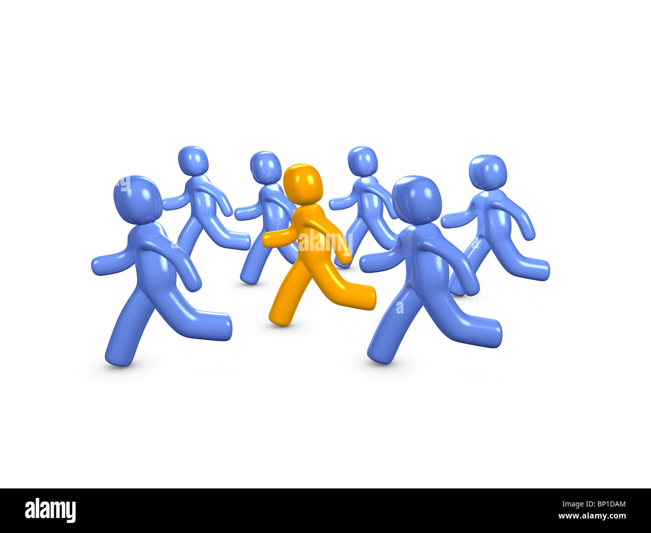 d image, conceptual race competition Stock Photo - Alamy