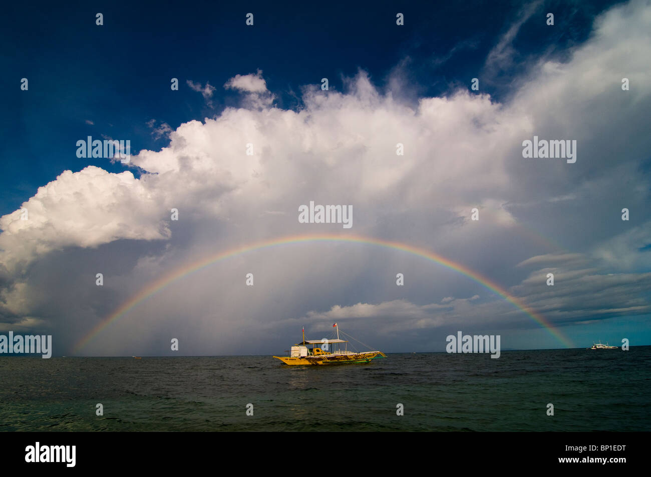 The perfect rainbow Stock Photo - Alamy