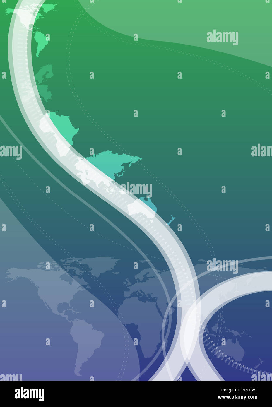 Background illustrator, Abstract design with world map Stock Photo - Alamy