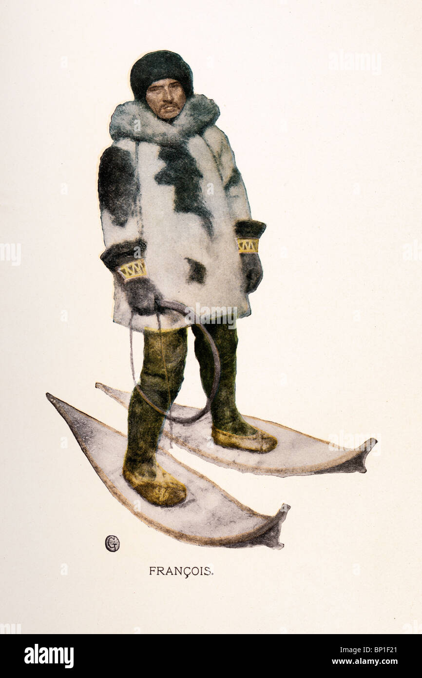 Illustration from The Call of the Wild by Jack London,