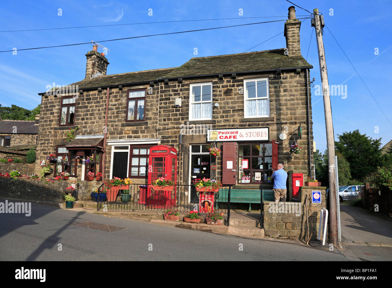 The Post Office and the Postcard cafe and stores, Low Bradfield