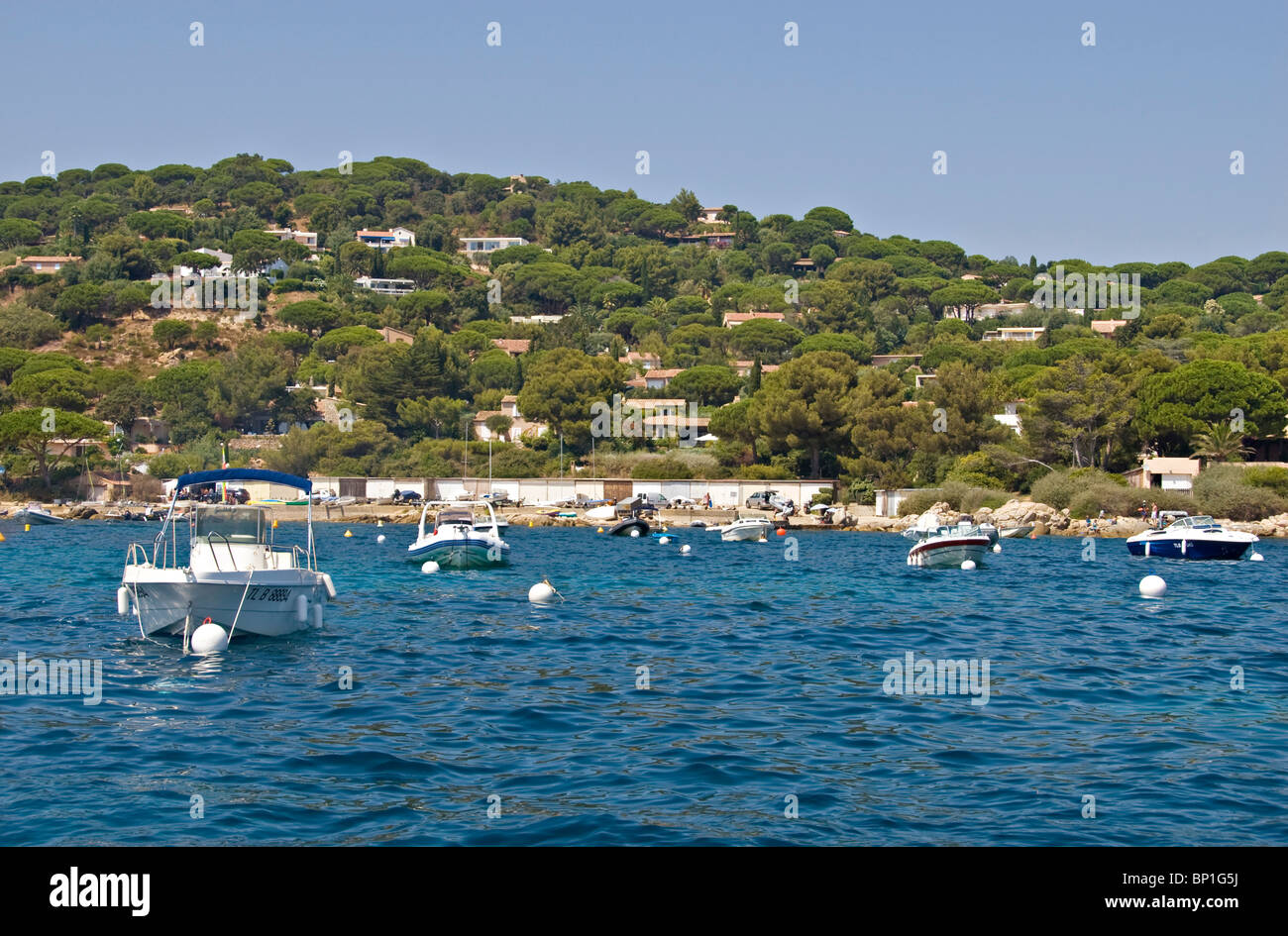 France, Provence, Ramatuelle, l'Escalet port Stock Photo