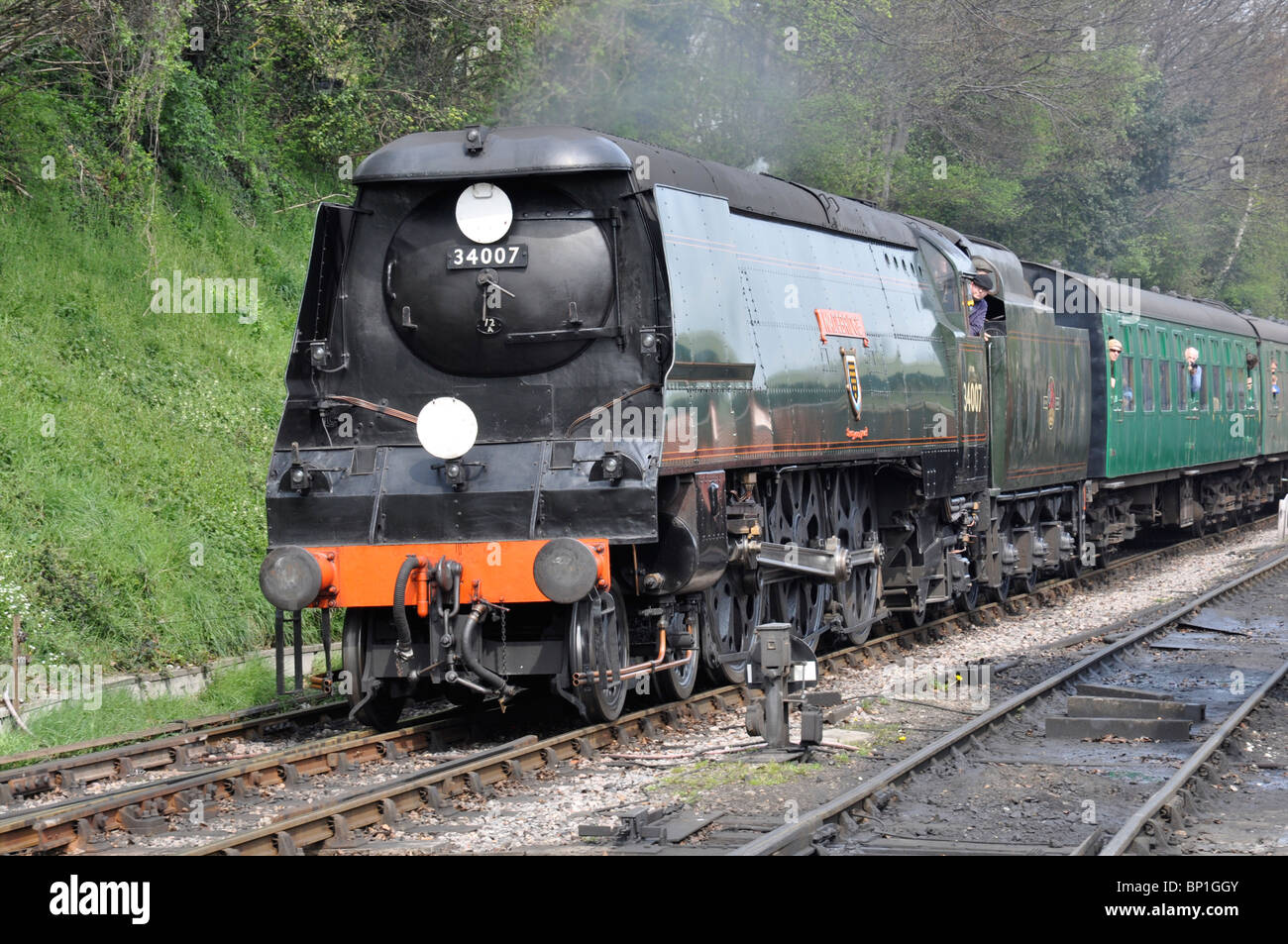 34007 >> Preserved West Country Class Pacific Loco No 34007 Wadebridge On 34007 >> Preserved West Country Class Pacific Loco No 34007 Wadebridge On