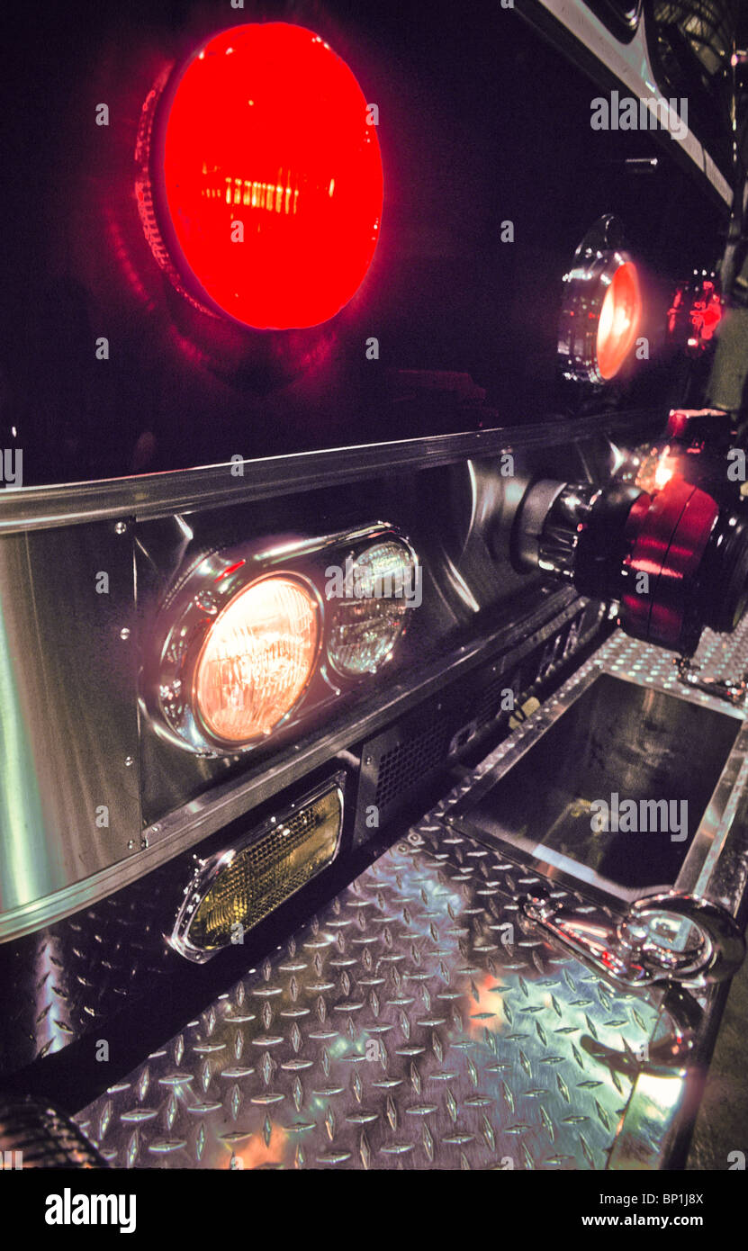 Front end of fire truck Stock Photo - Alamy