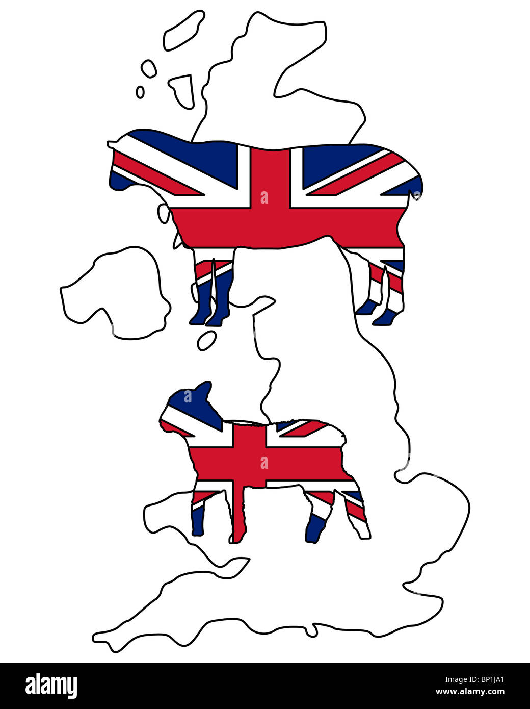 Lamb and flag symbol hires stock photography and images Alamy