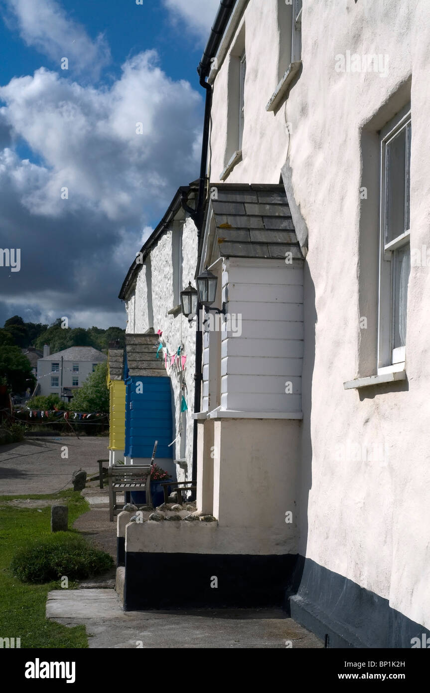 Cottages at Charlestown St Austell,Cornwall,The harbour village of