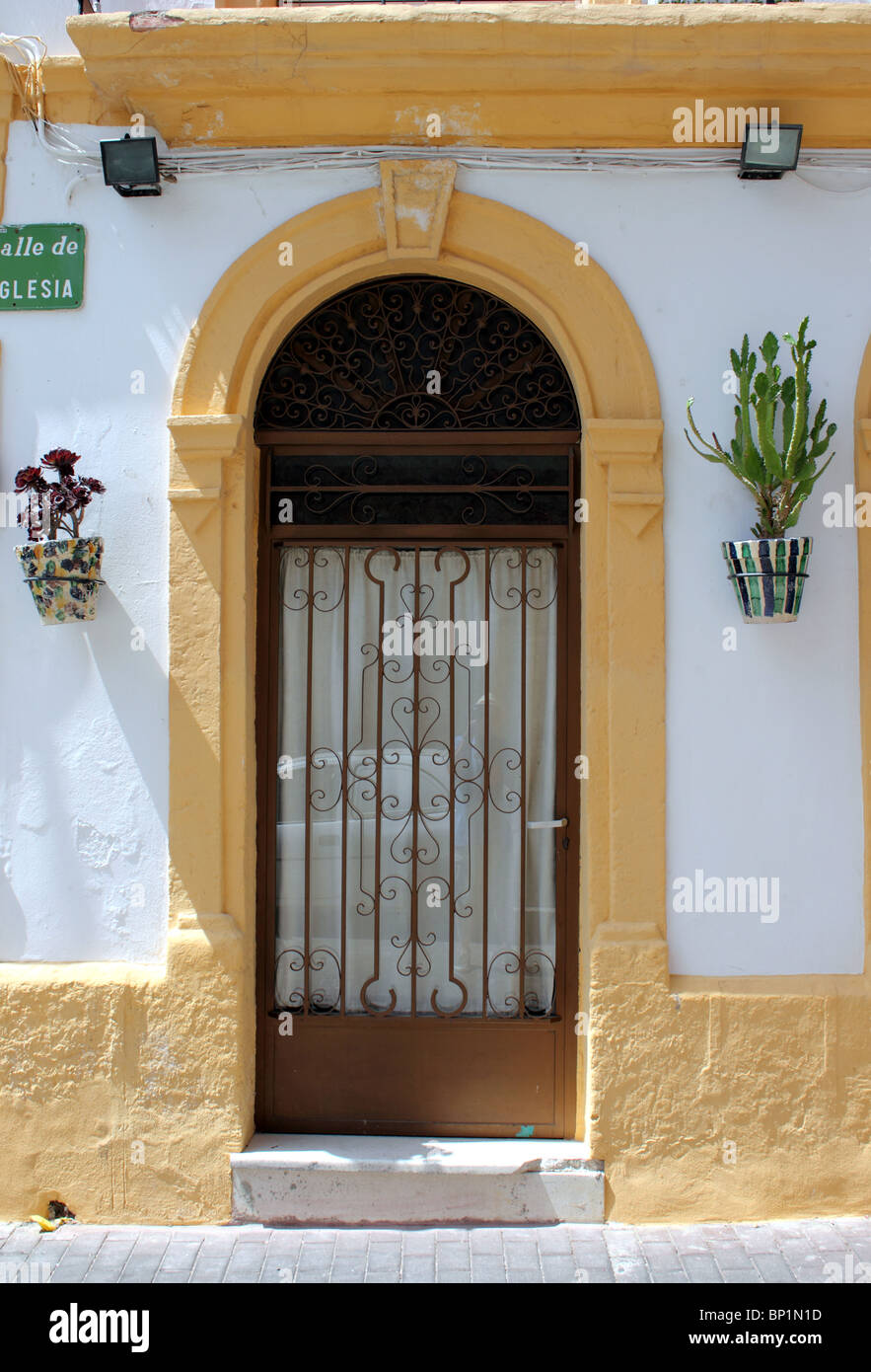 Ochre painted house hi-res stock photography and images - Alamy