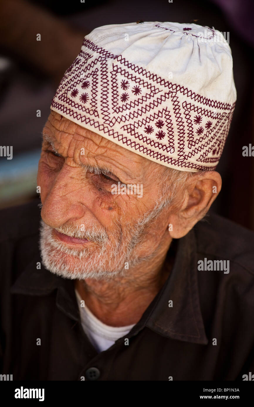 Elderly muslim man in Mardin, Turkey Stock Photo