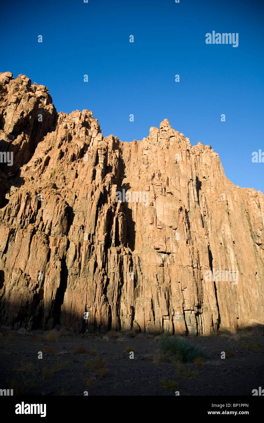 Namibia Cliffs Red Canyon cliffs of Aussenkehr Nature Reserve - Namibia Stock Photo ...
