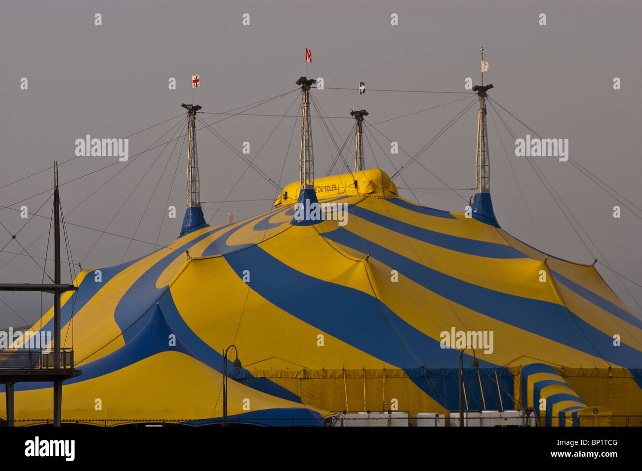 Cirque du Soleil,  Circus of the Sun tent, Montreal, Quebec, Canada Stock Photo
