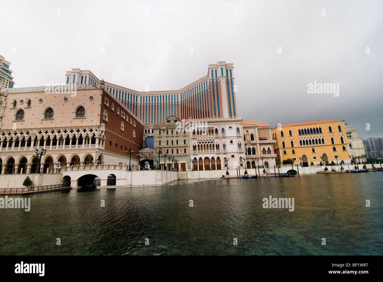 The beautiful Venetian hotel and casino in Macau. Stock Photo