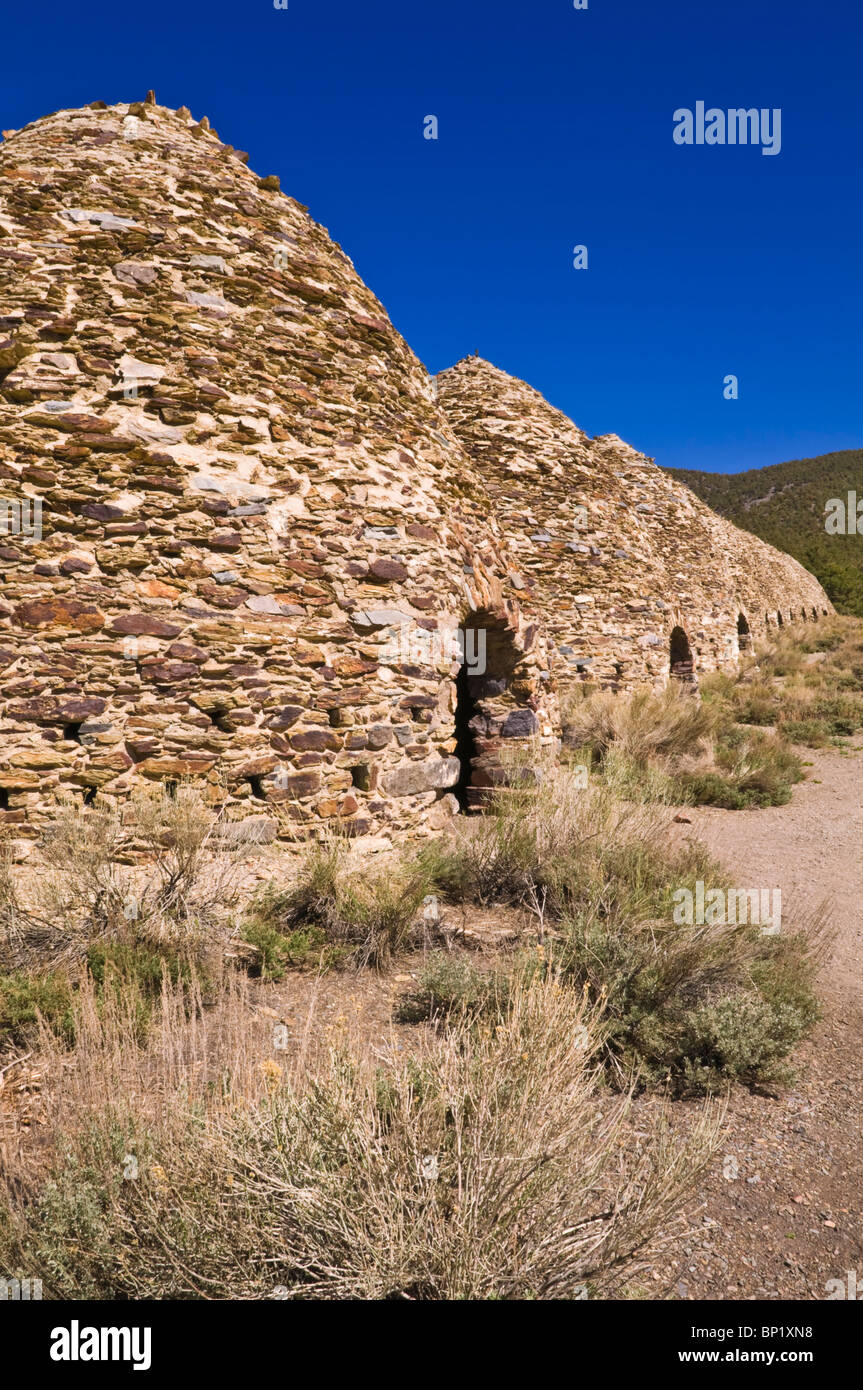 Wildrose Charcoal Kilns, Death Valley National Park. California Stock