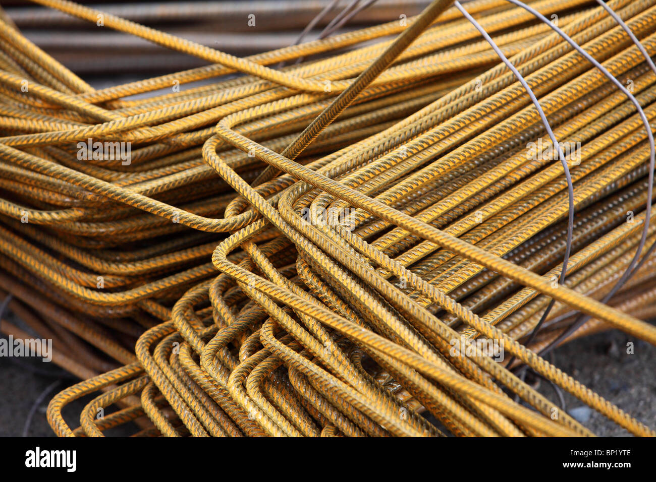 reinforcing steel, for concrete constructions Stock Photo Alamy