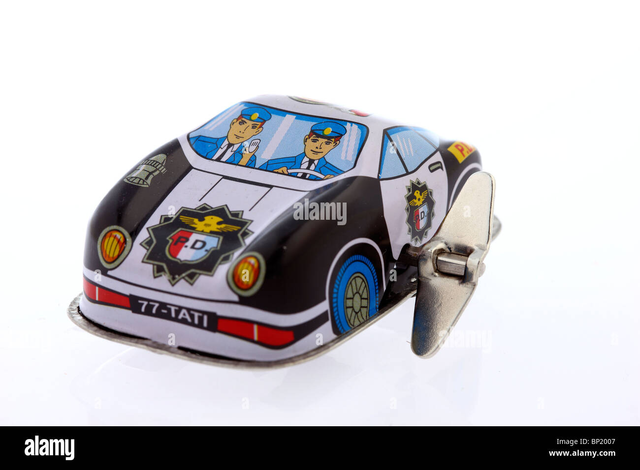 Tin wind up toy car hi-res stock photography and images - Alamy