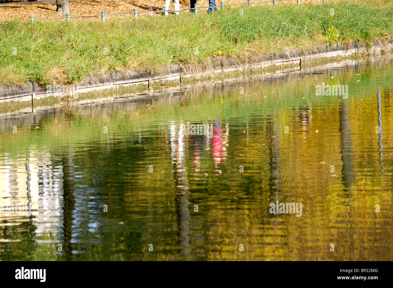 Reflection in the Water Surface Stock Photo