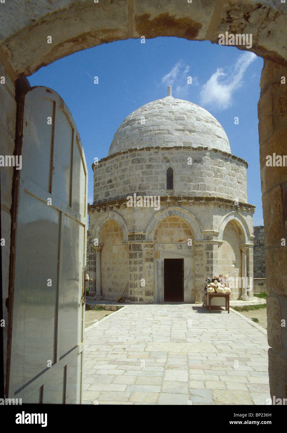 133. THE CHAPEL OF ASCENSION ON THE MT. OF OLIVES, IT WAS BUILT BY THE CRUSADERS IN THE 12TH. C. Stock Photo