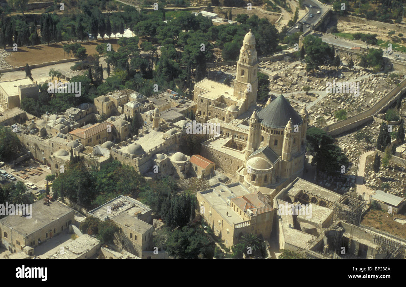143. MT. ZION WITH THE CHURCH OF DORMITION, ON THE PLACE WHERE THE VIRGIN MARY FELL INTO ETERNAL SLEEP Stock Photo