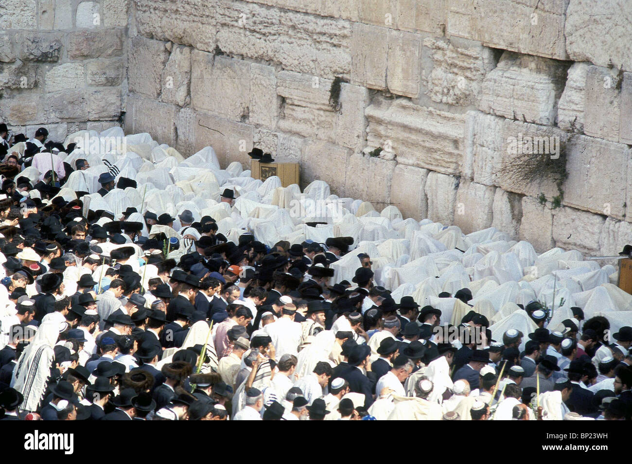 BLESSING OF THE PRIESTS CEREMONY BY THE WESTERN WALL DURING ONE OF THE