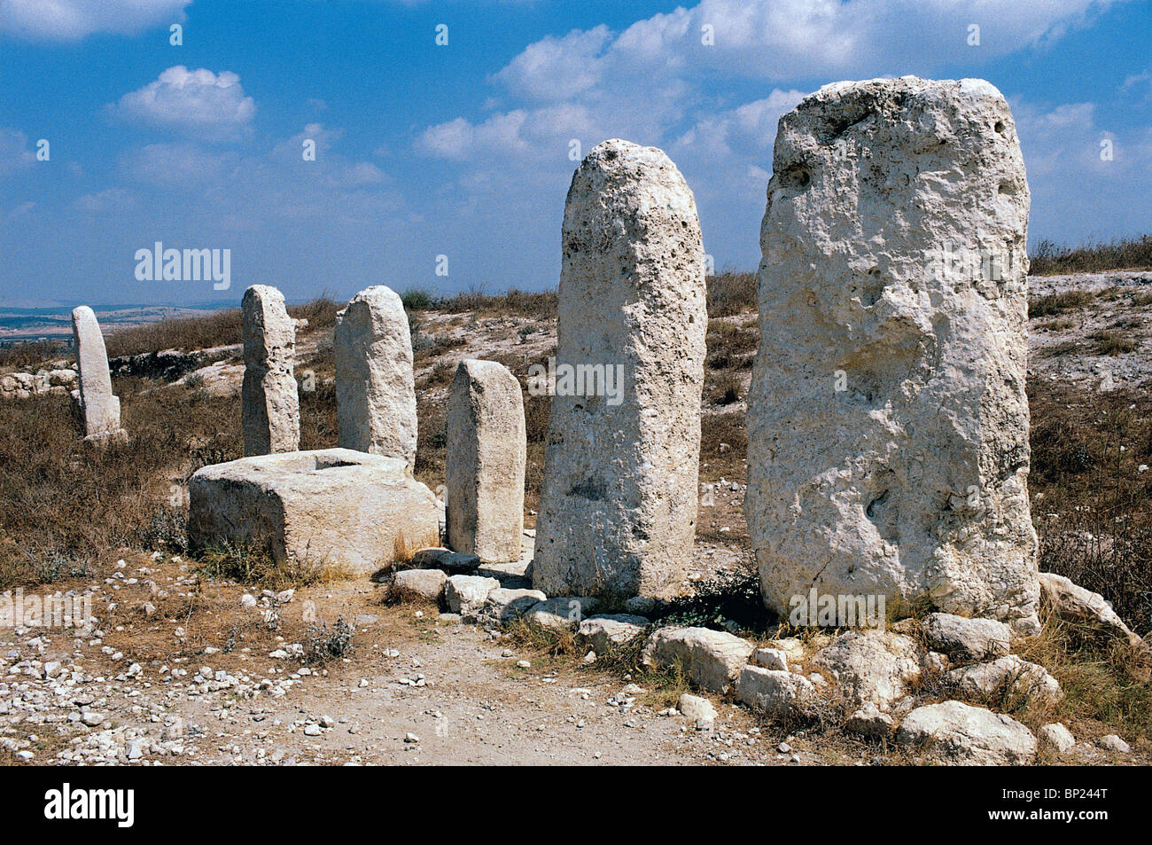 GEZER - CNAANITE CITY LOCATED ON THE MAIN ROUTES OF THE COASTAL PLAIN. CONQUERED BY JOSHUA IN 12TH. C. BC. Stock Photo