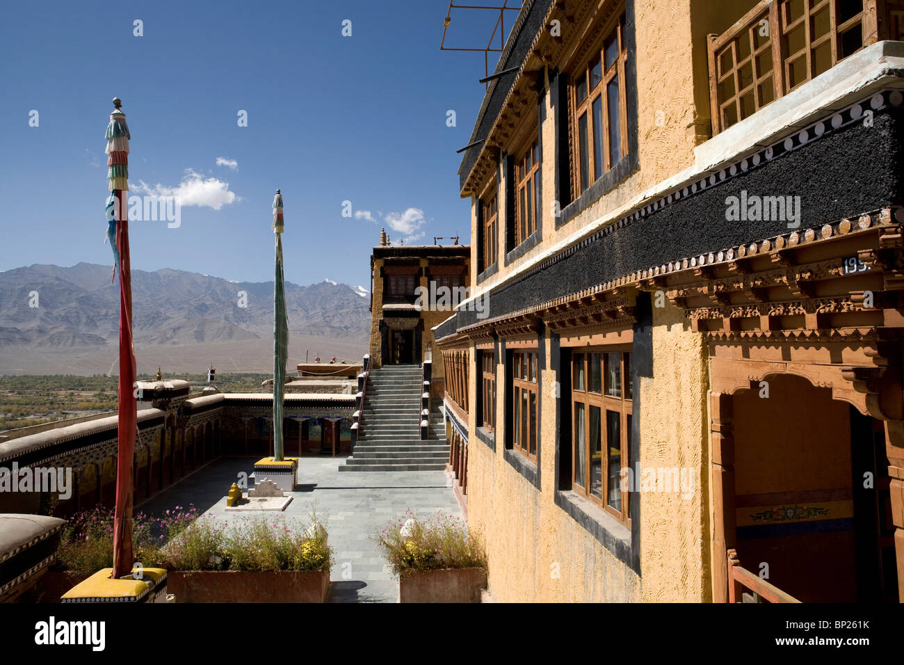 Thikse Gompa in Ladakh, India. Stock Photo