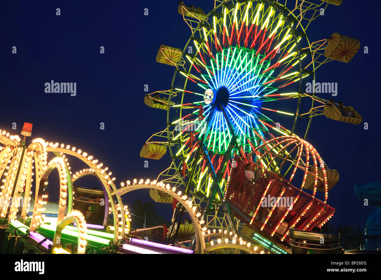 Fair Midway Rides Midway fair rides hi-res stock photography and images - Alamy