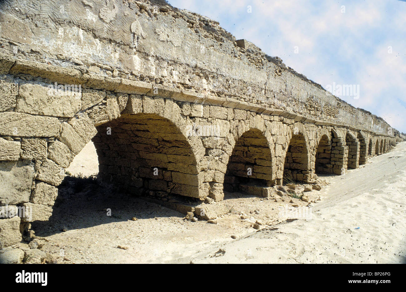 1239. CAESAREA, THE AQUADUCT BUILT BY THE ROMANS WHICH SUPPLIED THE