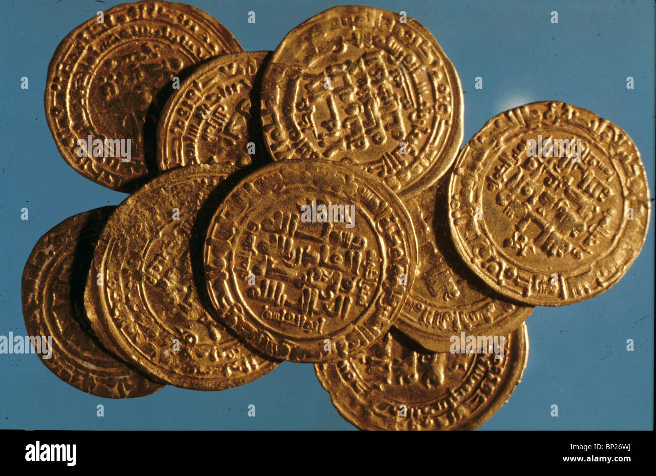 1272. HORDE OF MAMLUK GOLD COINS FOUND IN JERUSALEM Stock Photo