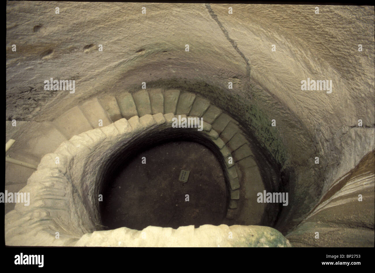 1471. MARESHA, STONE CARVED WATER CISTERN. HELENISTIC PERIOD Stock Photo