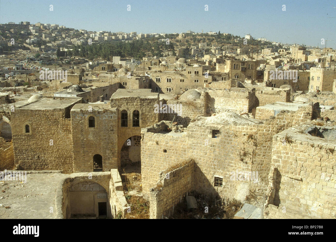 1625. HEBRON - GENERAL VIEW OF THE OLD CITY Stock Photo