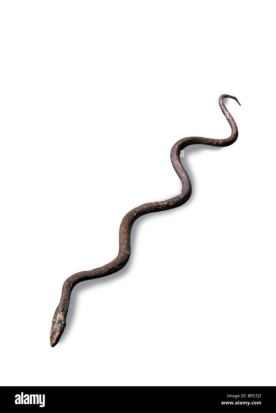 TIMNA, BRONZE SNAKE FOUND IN THE MIDIANITE SANCTUARY,  C. 12TH C. B.C. Stock Photo