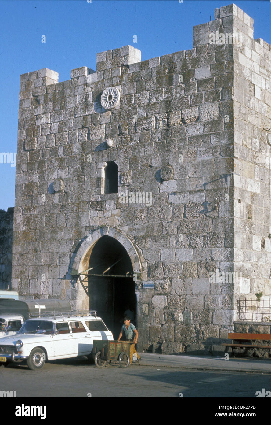 JERUSALEM - HEROD'S GATE ONE OF THE GATES ORIGINALY BUILT BY SULTAN ...
