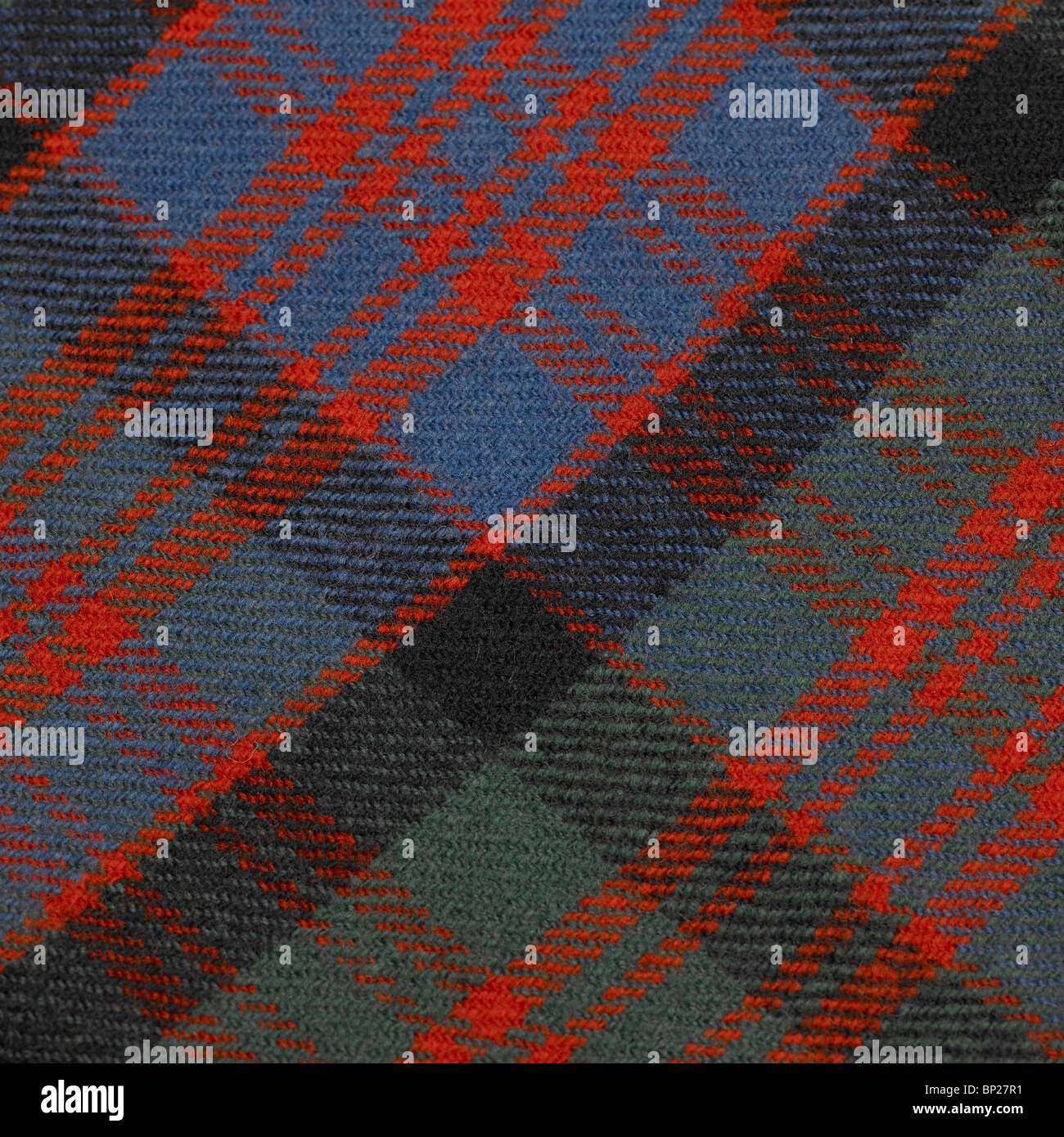 MacDonald Ancient Tartan Blanket Thistle Map Style main image 0