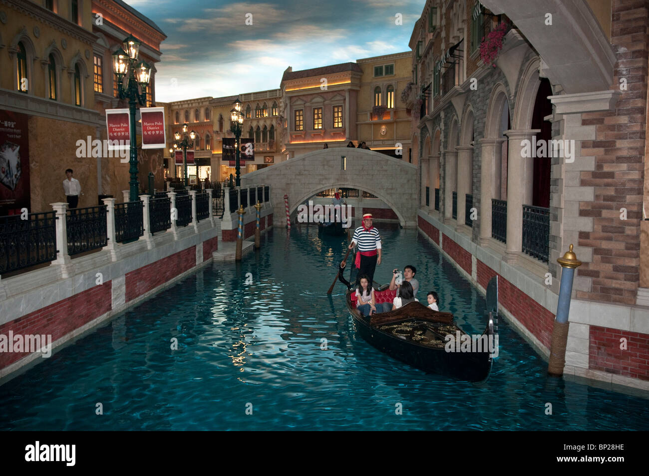 The Venetian Macao is a hotel and casino resort in Macau owned by the Las Vegas Sands corporation. Stock Photo