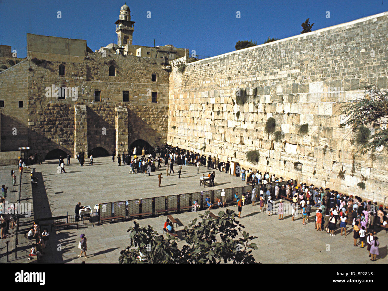 WESTERN WALL REMAINS OF THE WEST FACING WALL THAT ENCLOSED HEROD'S
