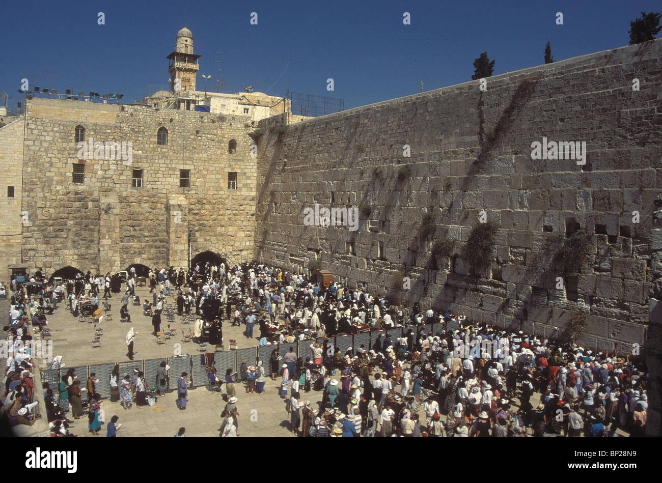 WESTERN WALL REMAINS OF THE WEST FACING WALL THAT ENCLOSED HEROD'S