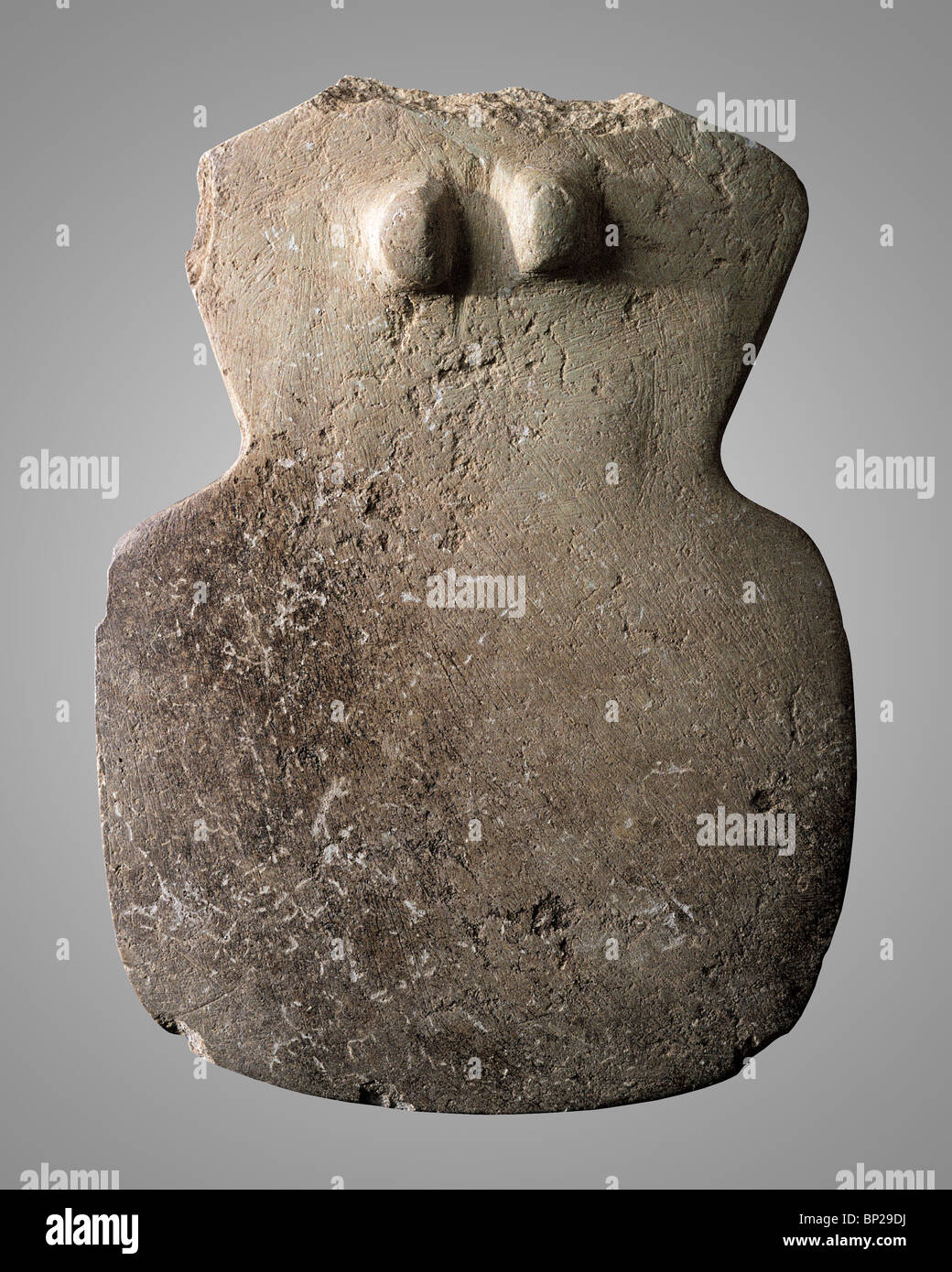 CULTIC, FEMALE FIGURINE FROM GILAT (NORTHERN NEGEV), CHALCOLITHIC PERIOD, C. 4500 - 3500 Stock Photo