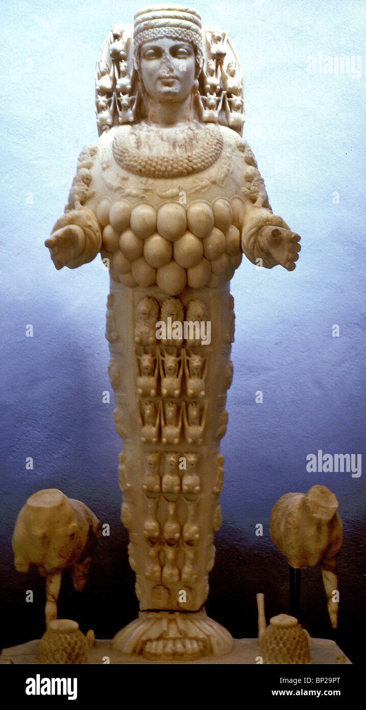 3294. ARTEMIS OF EPHESUS, COLOSAL STATUE OF THE GODDESS-MOTHER OF FERTILITY, DATING FROM THE 1ST. C. AD Stock Photo
