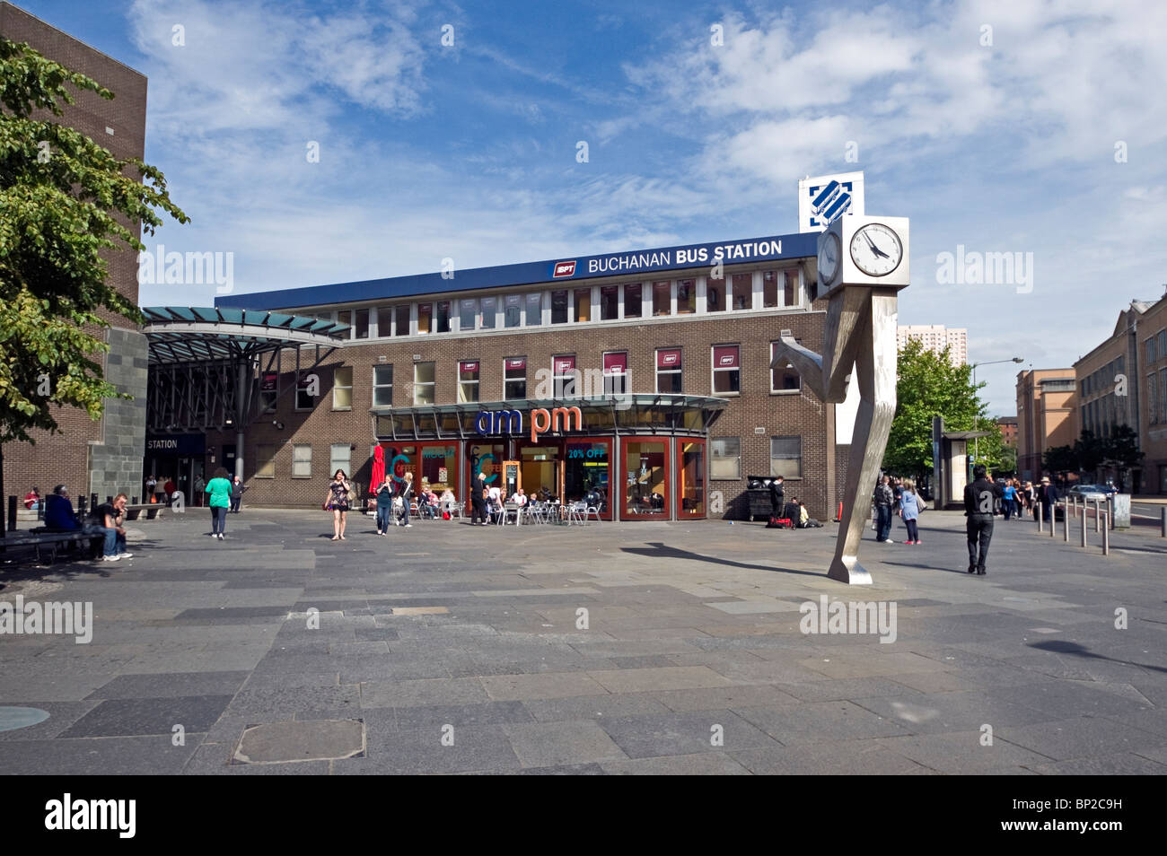 Buchanan Bus Station (with entrance left) in Glasgow Scotland Stock