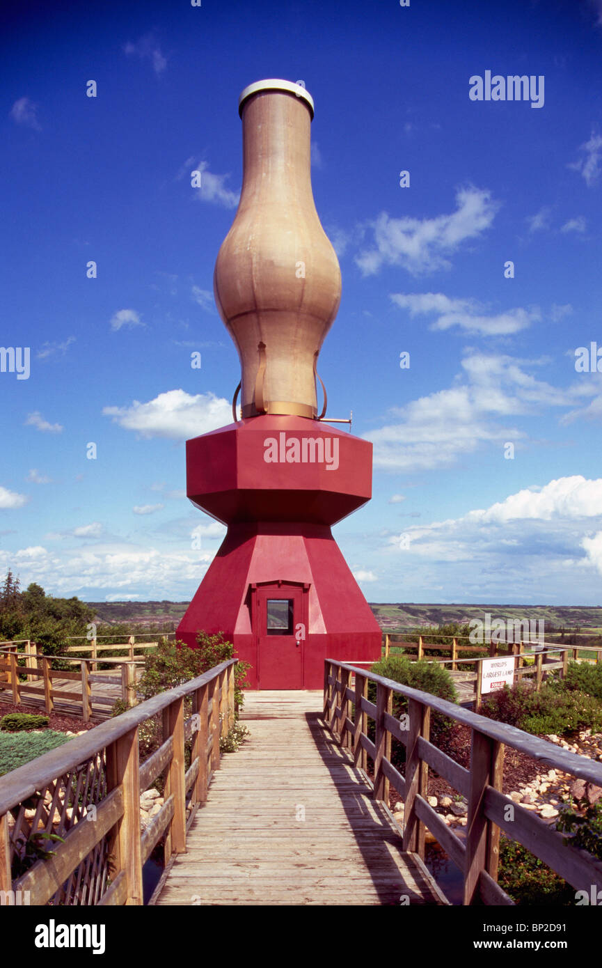 World's Largest Lamp, Donalda, Alberta, Canada Tourist Attraction