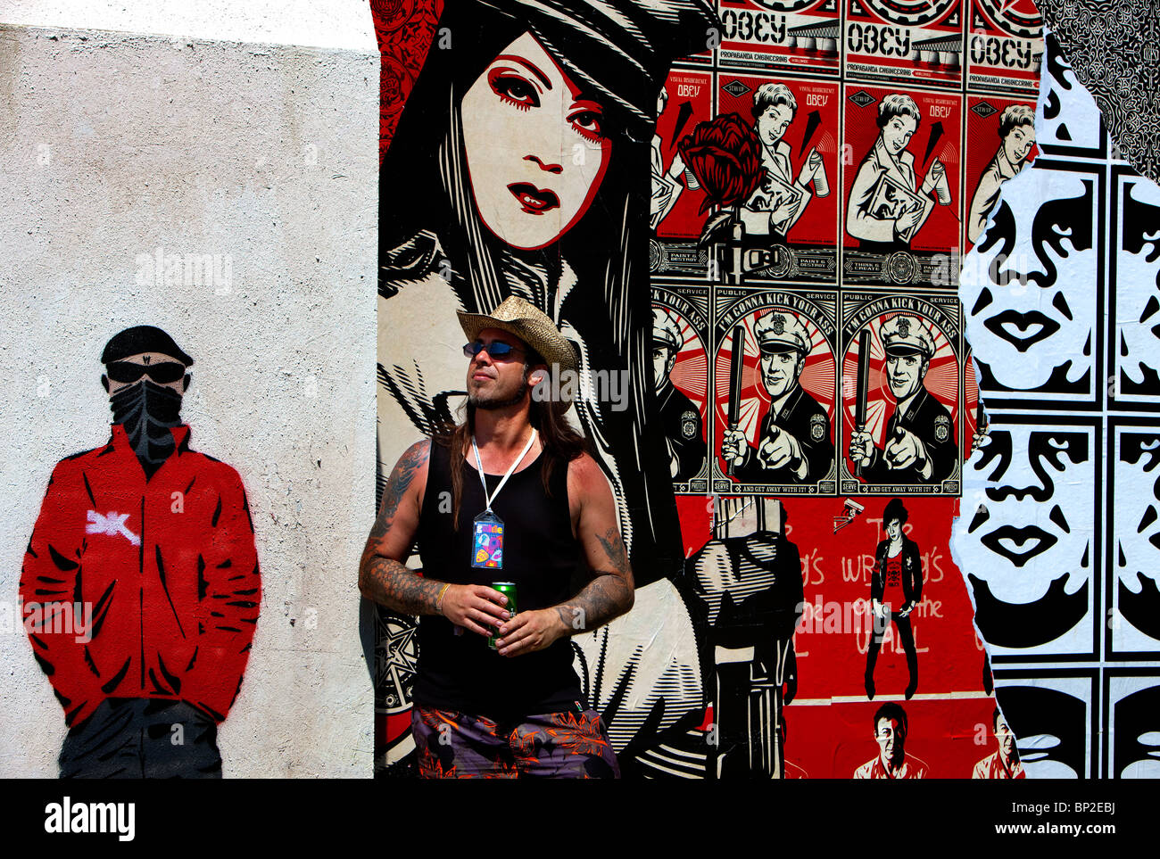 Glastonbury Festival 2010 Stock Photo Alamy