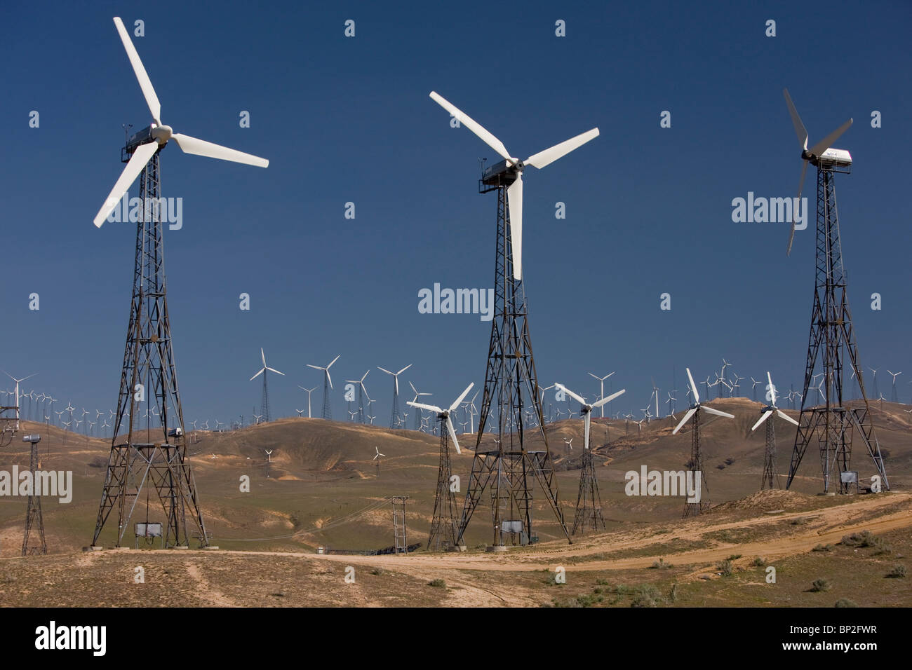 Tehatchapi Pass Wind Farm one of the largest wind farms in the world